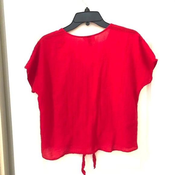 2/$15 Universal Thread - Red Front Tie Top - Picture 6 of 7
